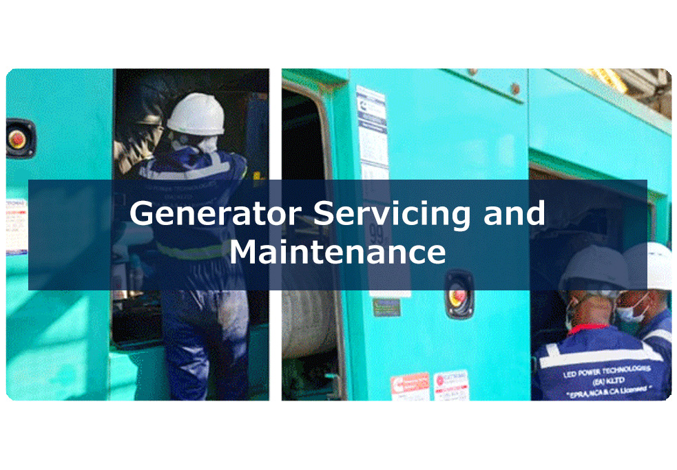 Generator Servicing and Maintenance by Licensed Experts from LED Power Technologies in Kenya