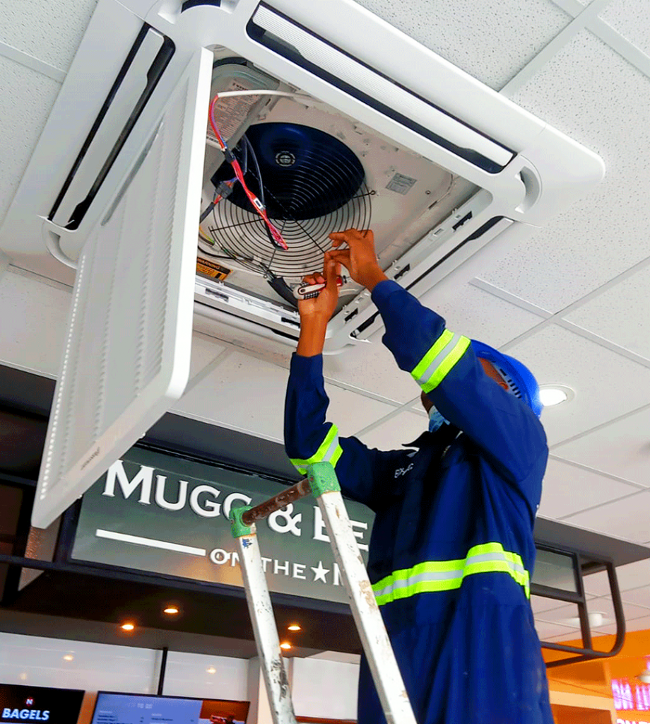 Servicing & Maintenance of all HVAC & Chiller Systems LED Power